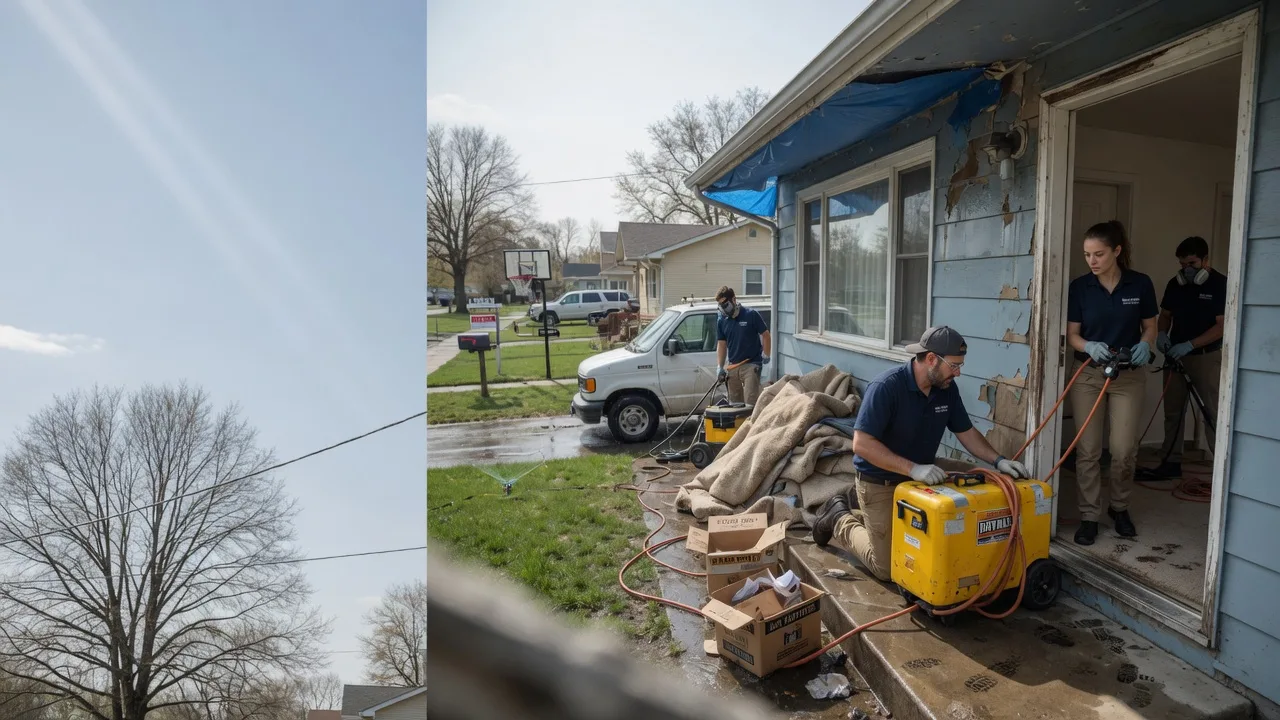 Basement Flood Cleanup in Davidson, OK near me
